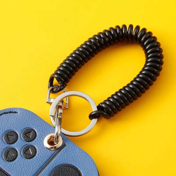 Nintendo Switch Badge Holder: Level Up Your Style: black, blue Nintendo Switch-style game controller, cartoon game-controller