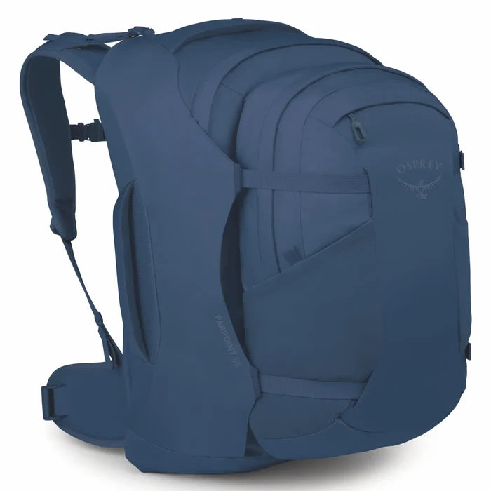 Osprey Farpoint 55L Travel Pack with Detachable Fairview 15L Day Pack - Antique Blue