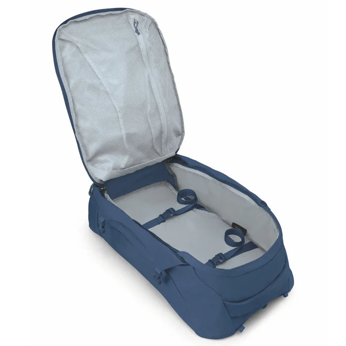 Osprey Farpoint 55L Travel Pack with Detachable Fairview 15L Day Pack - Antique Blue