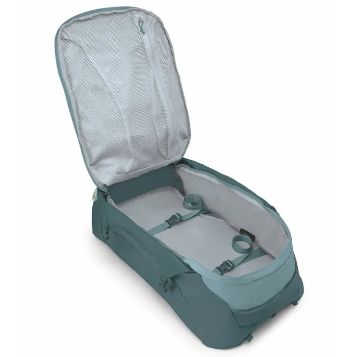 Osprey Farpoint 55L Travel Pack with Detachable Fairview 15L Day Pack - Cascade Blue/Torrent Blue