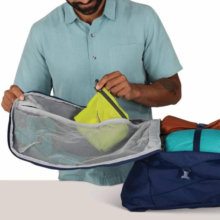 Osprey Farpoint 70L Travel Pack with Detachable Fairview Day Pack - Antique Blue