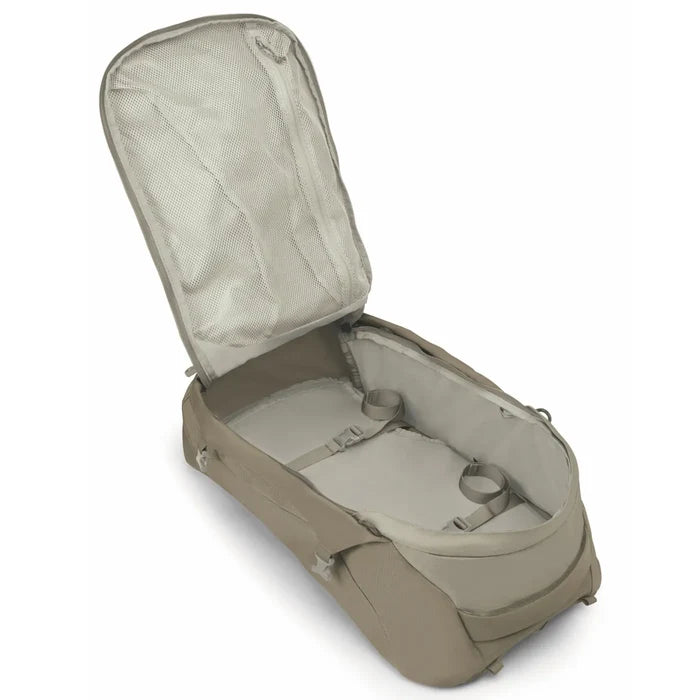 Osprey Farview 55L Women’s Travel Pack with Detachable Fairview Day Pack - Sawdust Tan