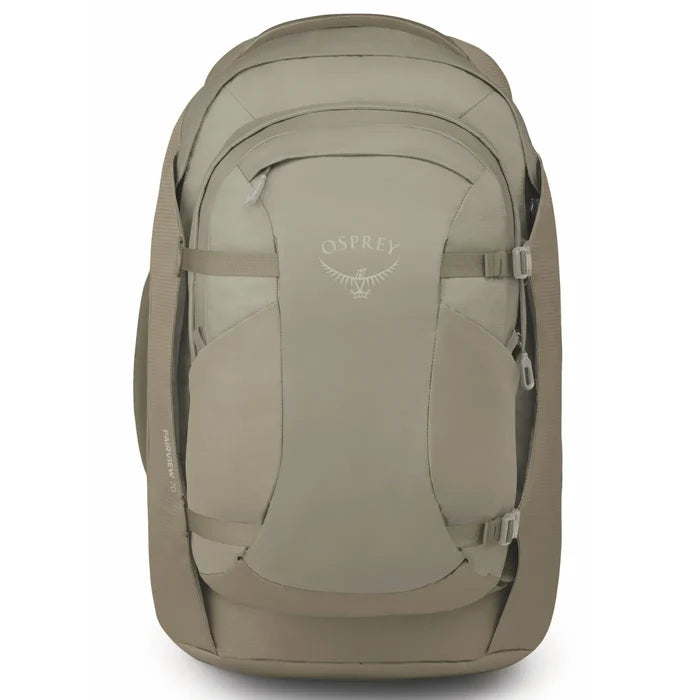 Osprey Farview 70L Women’s Travel Pack with Detachable Fairview Day Pack - Sawdust Tan