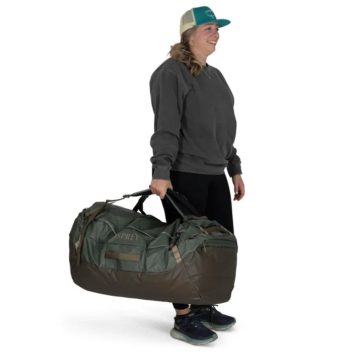 Osprey Transporter 120L Duffel Bag with Backpack Straps - Pine Leaf