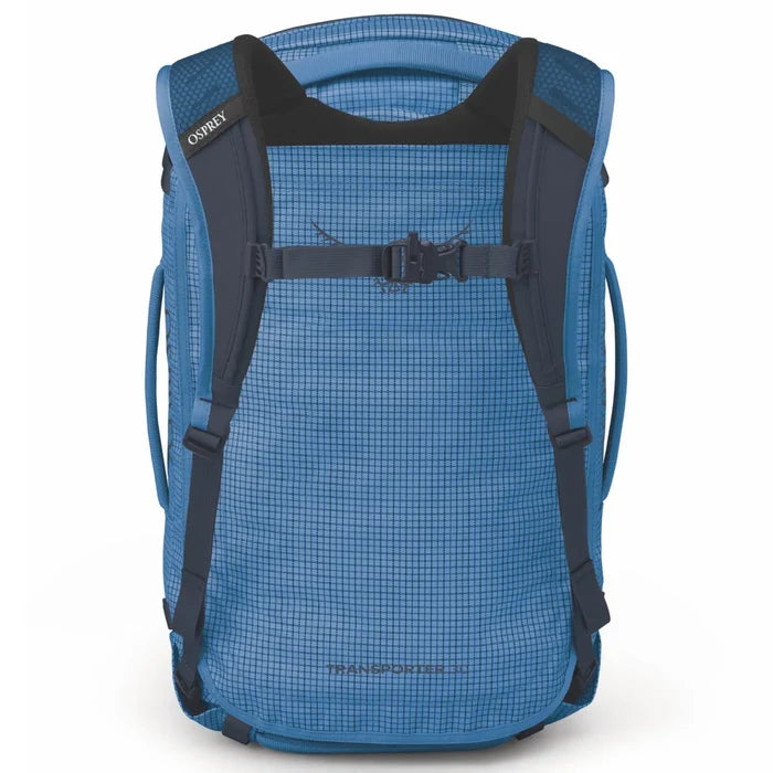 Osprey Transporter 30L Duffel Bag with Backpack Straps - Blue Flame
