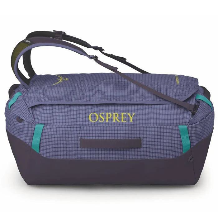 Osprey Transporter 65L Duffel Bag with Backpack Straps - Euphoria Purple