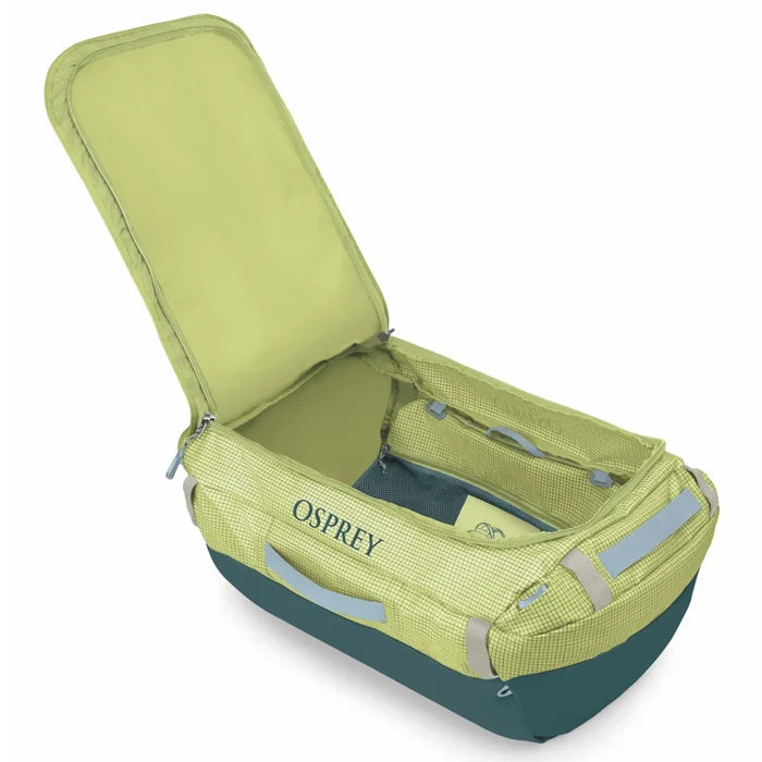 Osprey Transporter 65L Duffel Bag with Backpack Straps - Glow Dew