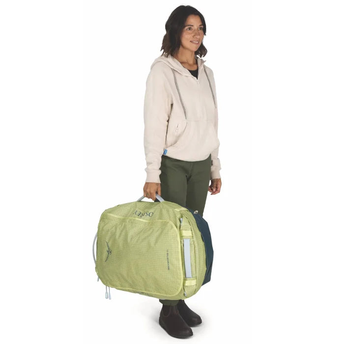 Osprey Transporter 65L Duffel Bag with Backpack Straps - Glow Dew