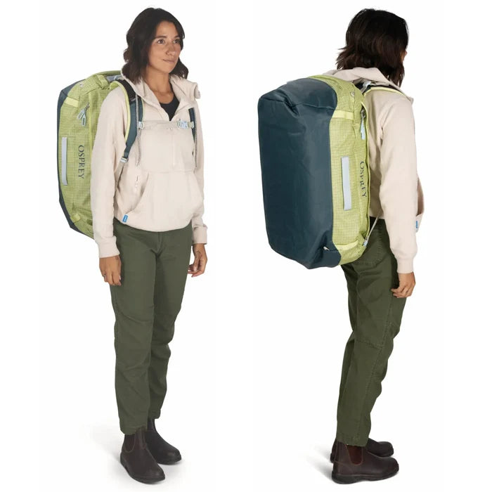 Osprey Transporter 65L Duffel Bag with Backpack Straps - Glow Dew