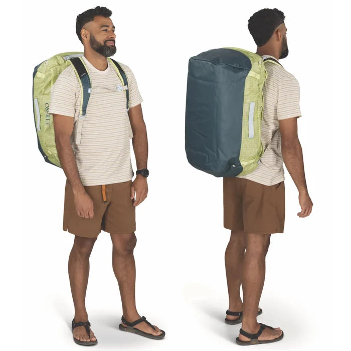 Osprey Transporter 65L Duffel Bag with Backpack Straps - Glow Dew