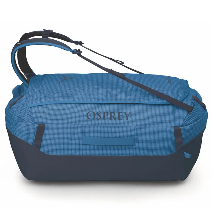 Osprey Transporter 95L Duffel Bag with Backpack Straps - Blue Flame