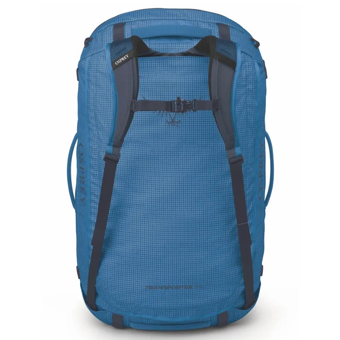 Osprey Transporter 95L Duffel Bag with Backpack Straps - Blue Flame