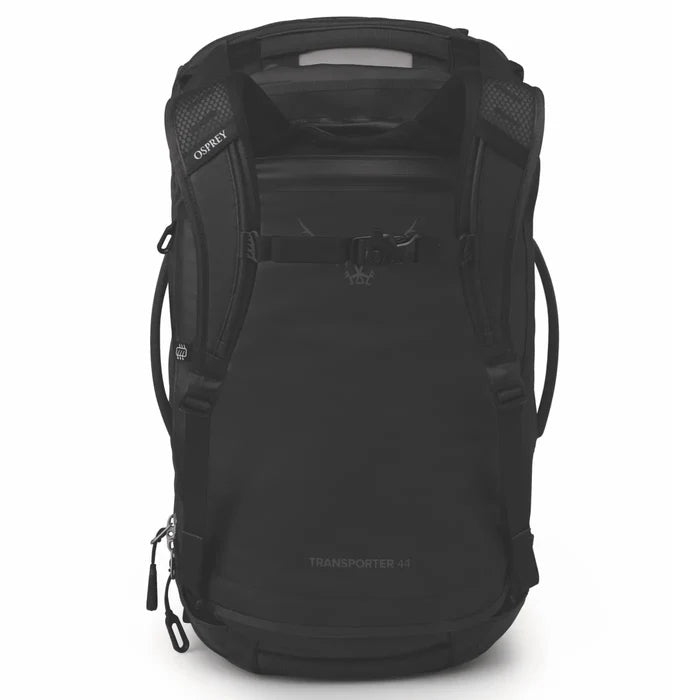 Osprey Transporter Squffel 44L Duffel Bag with Backpack Straps - Raven Black