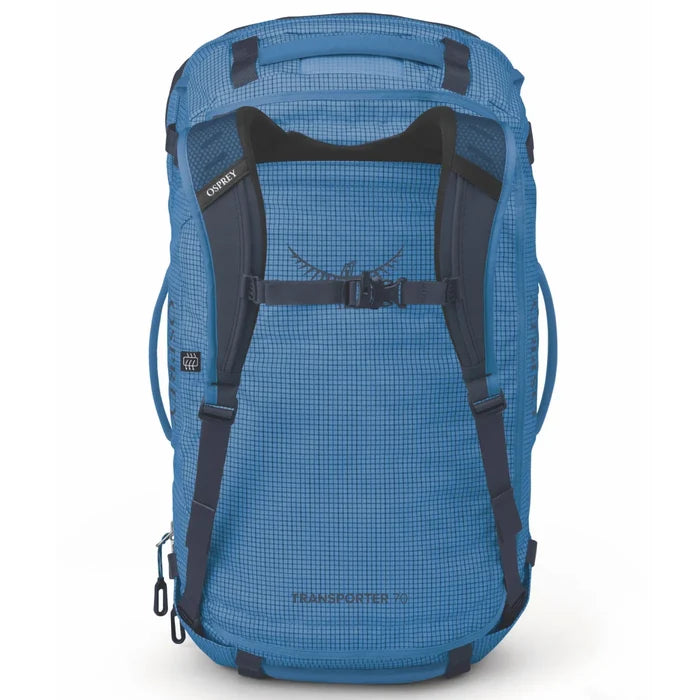 Osprey Transporter Squffel 70L Duffel Bag with Backpack Straps - Blue Flame