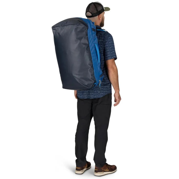 Osprey Transporter Squffel 70L Duffel Bag with Backpack Straps - Blue Flame
