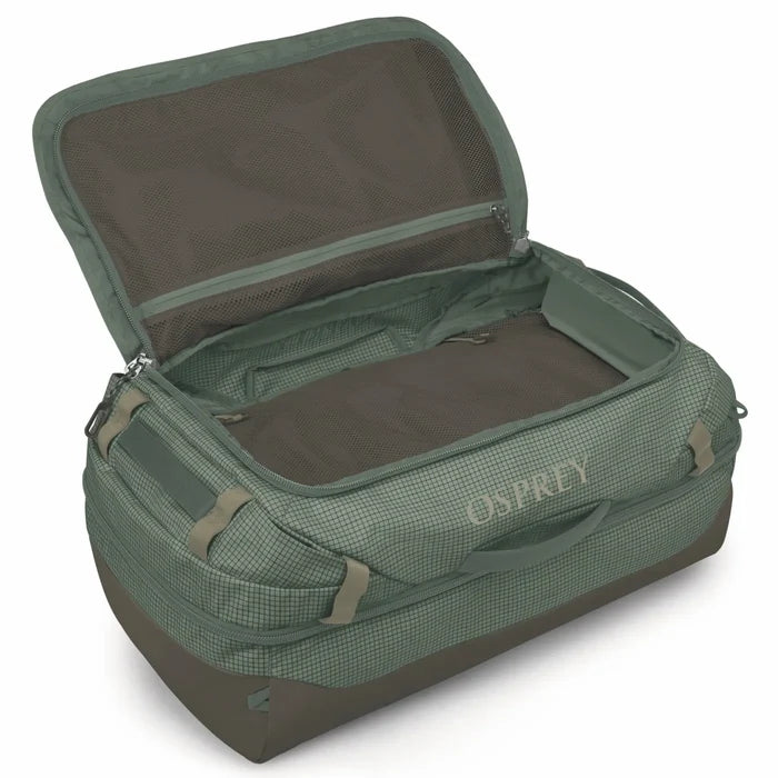 Osprey Transporter Squffel 70L Duffel Bag with Backpack Straps - Pine Leaf