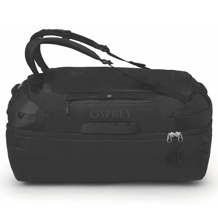 Osprey Transporter Squffel 70L Duffel Bag with Backpack Straps - Raven Black
