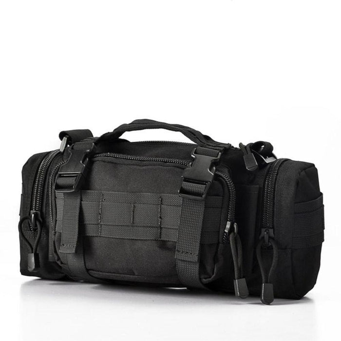 Outdoor Sports Bag with Military Design: olive green, tan tactical shoulder/hand bag, tactical military style