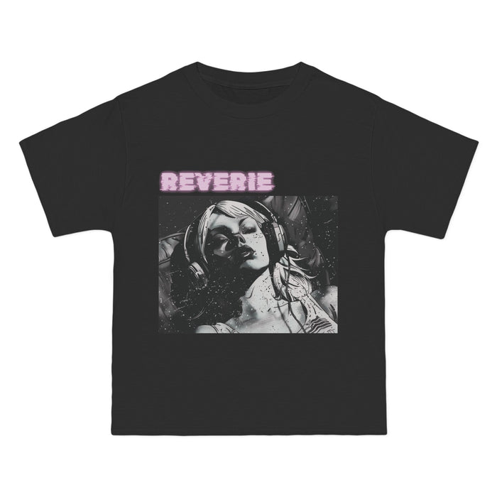 Oversize T-Shirt with a Retro Vibe: black, white woman portrait graphic, graphic streetwear style