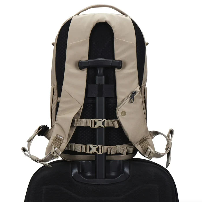 Pacsafe V Tour 26L Anti-Theft 16’’ Laptop Backpack - Beige