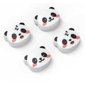 Panda Switch Thumb Grips for Switch: white, black panda, kawaii cartoon style
