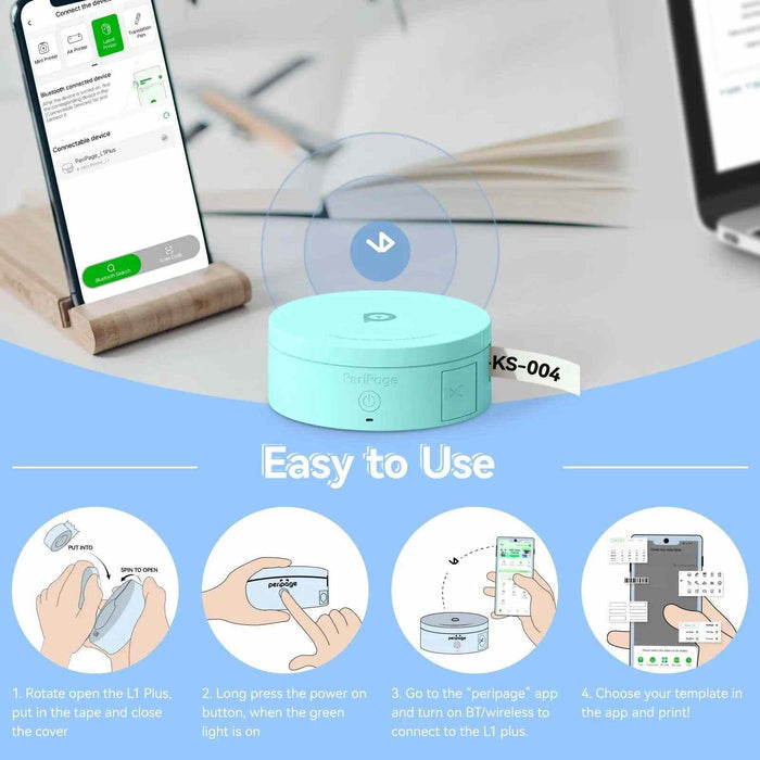 PeriPage L1 Plus Label Maker - PeriPage Official Store