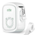PeriPage P10 Pro numeric label maker in [color], compact Bluetooth thermal printer with dial keypad, printing adhesive labels for home and office organization.