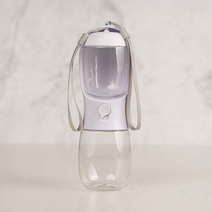Pet Water Bottle - 300ml water and 100g food