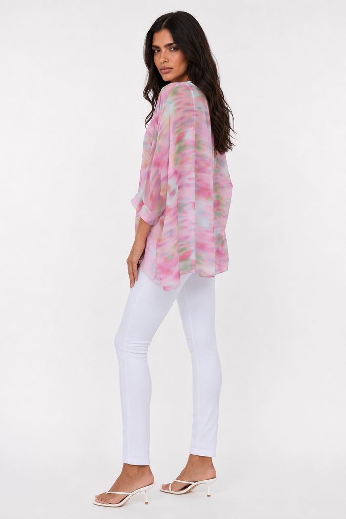 Pink Chiffon Women's Unicorn Blouse Default
