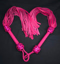 Pink Leather Flogger - Made to Order