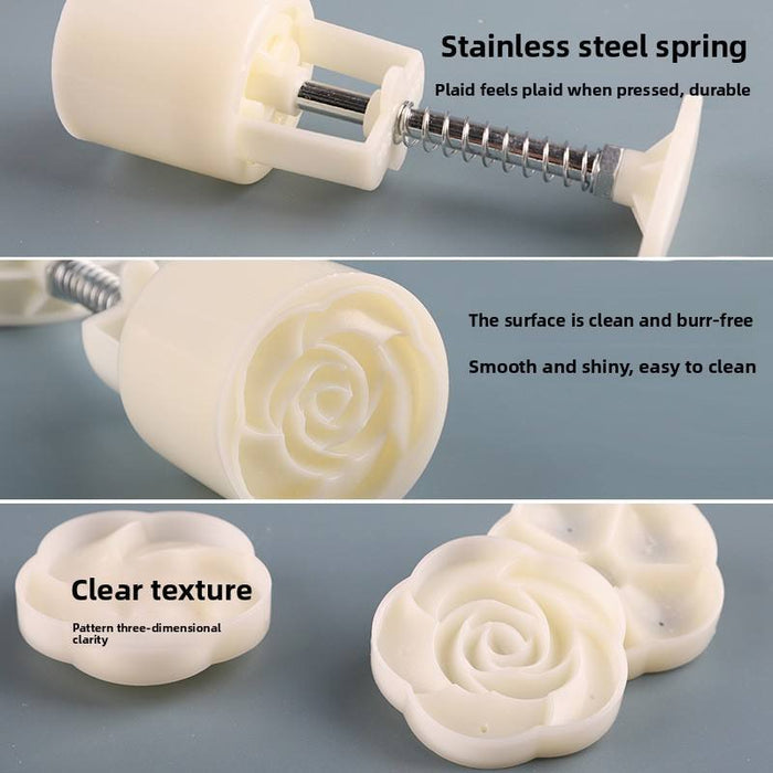 Plastic Manual Mooncake Press Tool