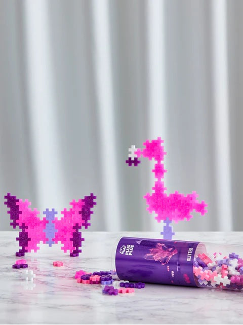 Plus Plus Glitter Mix - 100pc Tube - Sensory Zone