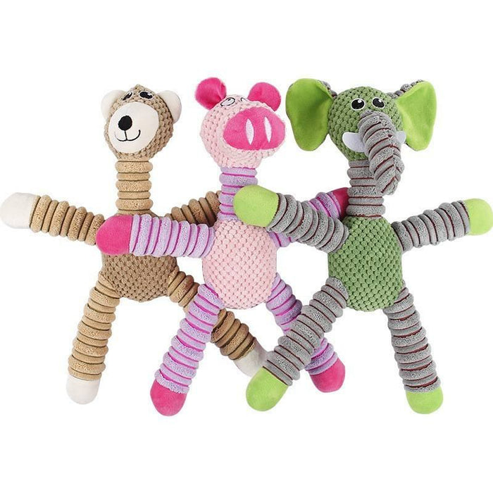 Plush Puzzle Squeaky Dog Toy