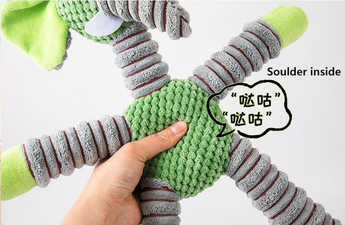Plush Puzzle Squeaky Dog Toy