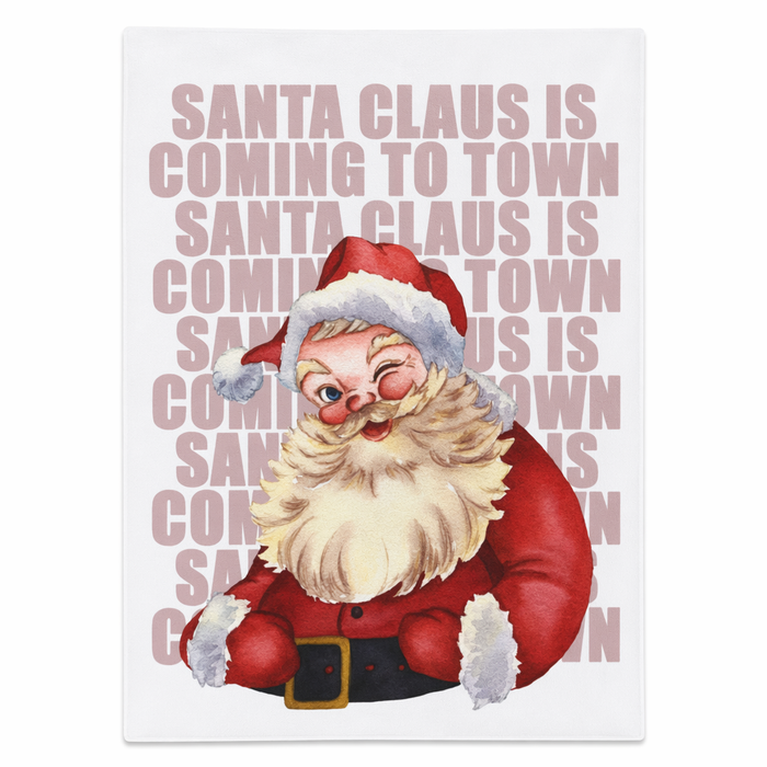Plush Throw - Santa Claus Inspired Blanket Default