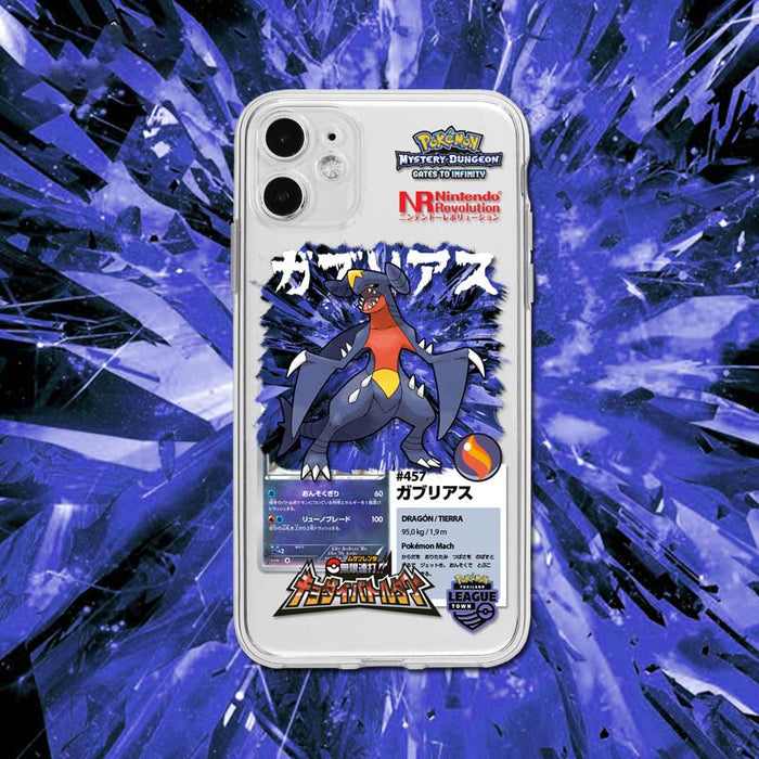 Pokemon Phone Case with TPU Protection: clear, purple Ditto-like purple character and Pokémon-themed graphics, cartoon, retro