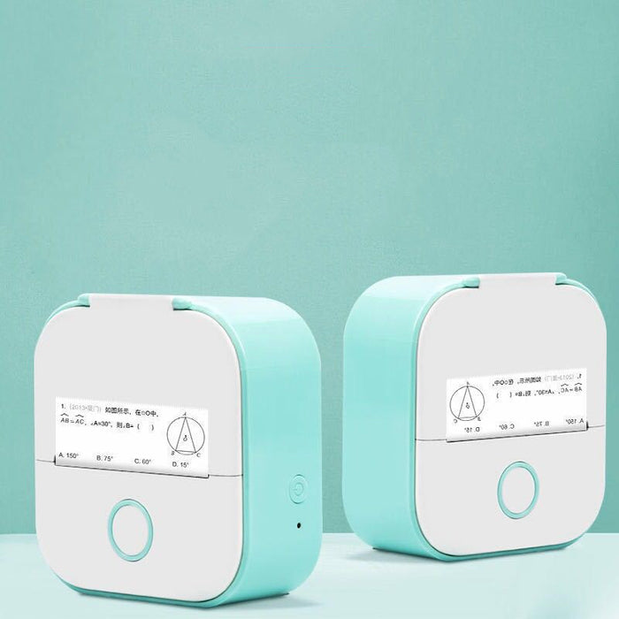 Portable Mini Thermal Label Printer label printing demo