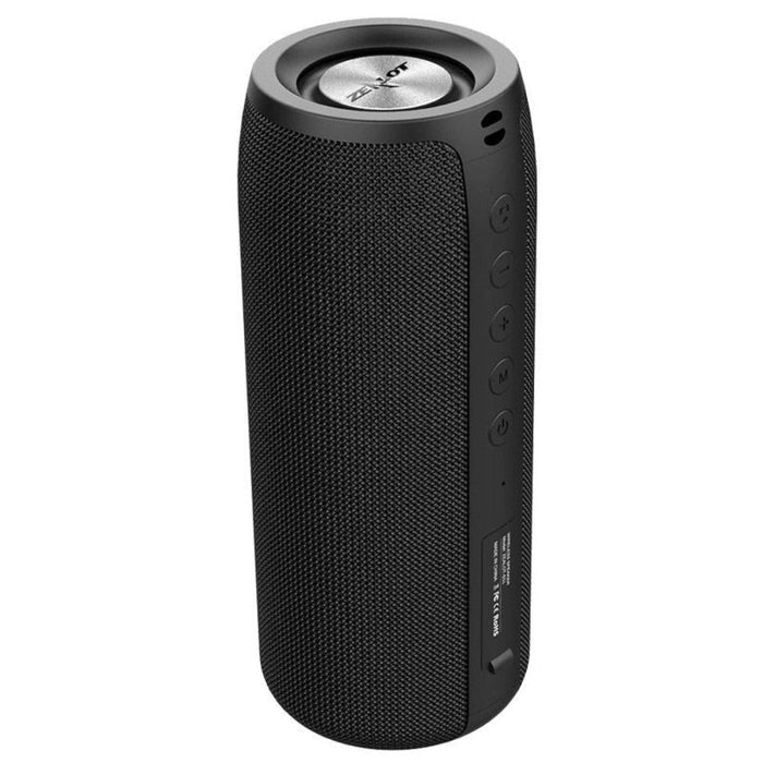Portable Waterproof Bluetooth Subwoofer Speaker: dark blue, black portable Bluetooth speaker, modern minimal tech style