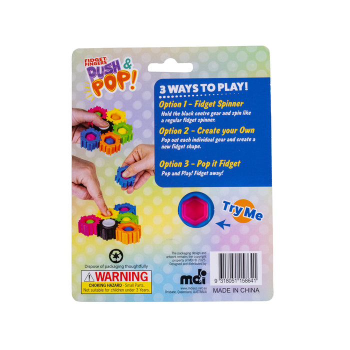 Push and Pop Range Spinner - Sensory Zone