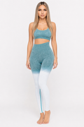 Push-Up Control Yoga Leggings without Seams Green
