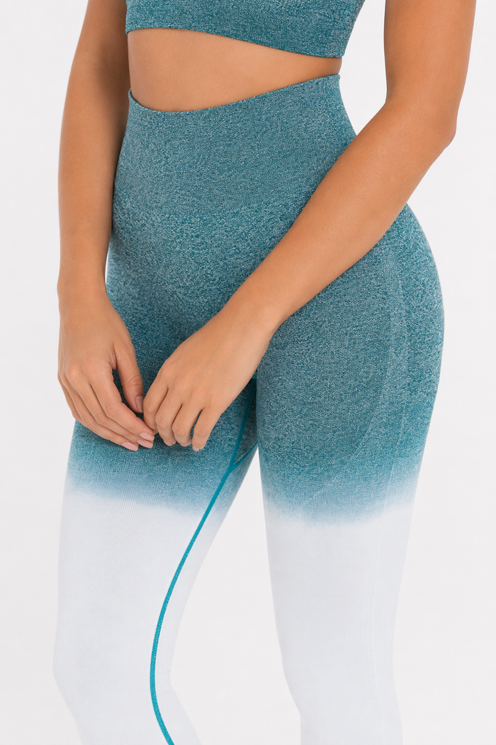 Push-Up Control Yoga Leggings without Seams Green