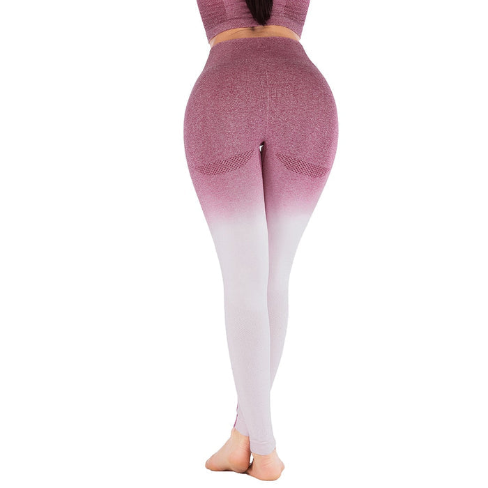 Push-Up Control Yoga Leggings without Seams: dark gray, pink high-waisted leggings, athleisure style