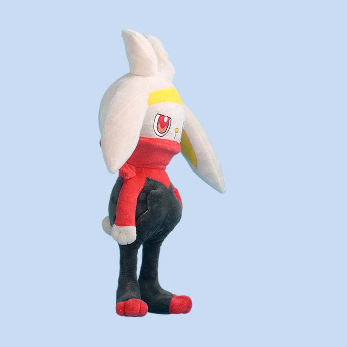 Raboot Plush Toy: Cute & Durable: white, yellow rabbit-like cartoon character, cartoon/kawaii style