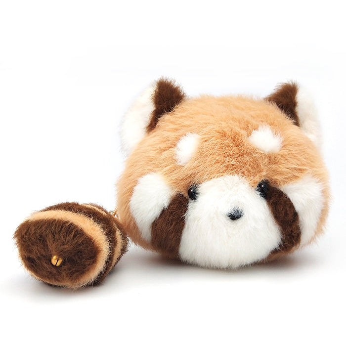 Red Panda Plush Wallet, Cute & Functional: orange-brown, white red panda, cute cartoon style