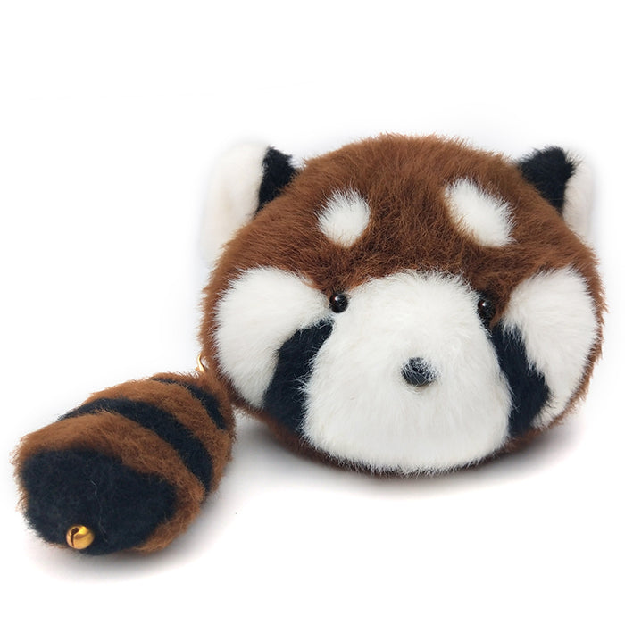 Red Panda Plush Wallet, Cute & Functional: orange-brown, white red panda, cute cartoon style