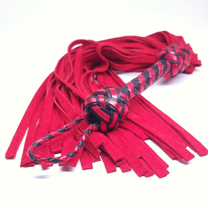 Red Suede Flogger- In Stock