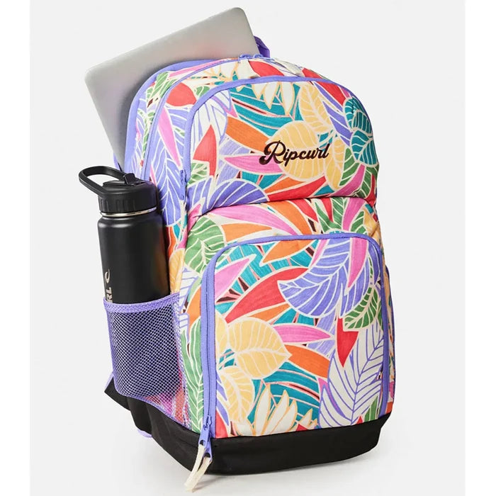 Rip Curl Chaser 15’’ Laptop Backpack 33L - Floral Print (Dark Chocolate)