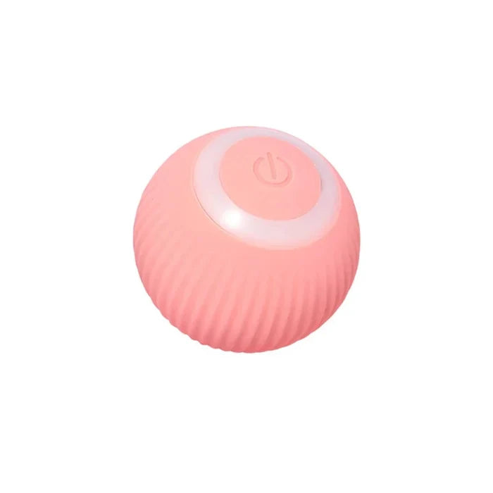 Rolling Cat Toy Ball, Electric and Entertaining: mint green, aqua round electronic devices, minimal pastel style