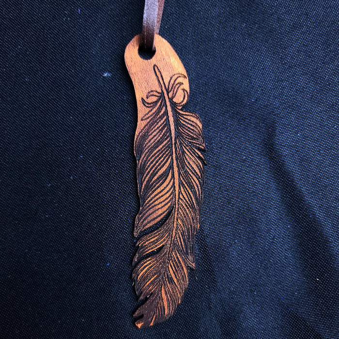 Rope Bondage Leather Book Mark - Design V