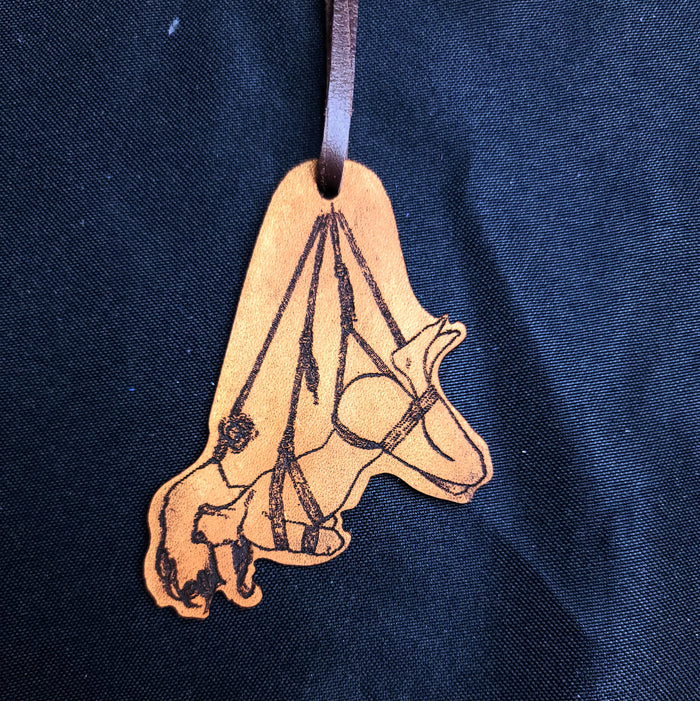 Rope Bondage Leather Book Marks Full Set